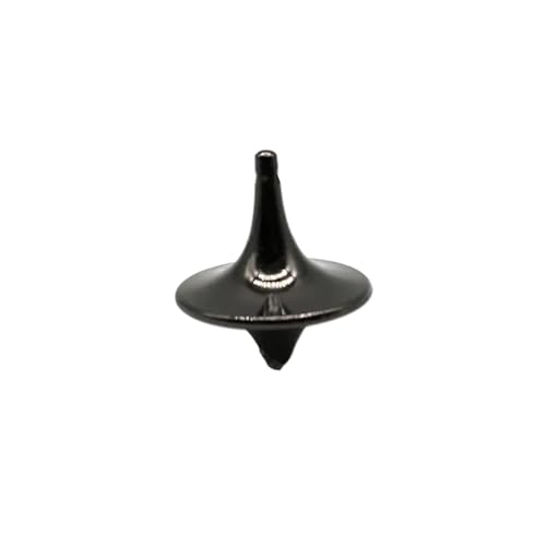 Handspinner, Kleiner Zyklon-Gyroskop, Anti-Stress-Spielzeug, Metallkreisel, präziser Silber-Kirsite-Kreisel, heißer Film-Totem-Druck(Black) von HVZFZOK