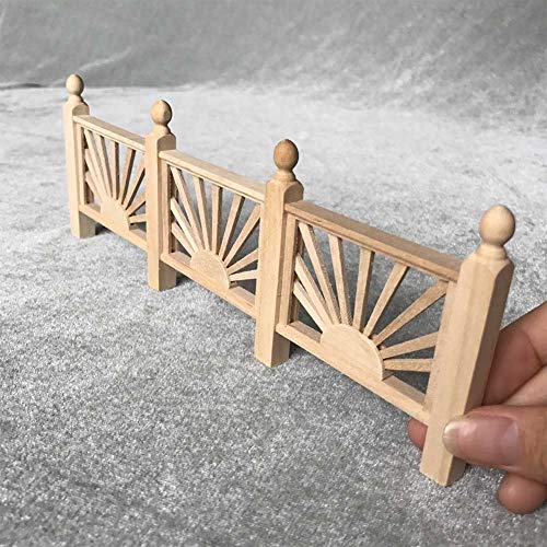 HWGING 1:12 Puppenhaus Miniatur Handlauf Gartenzubehör Balkon Dekoration Spielzeug von HWGING