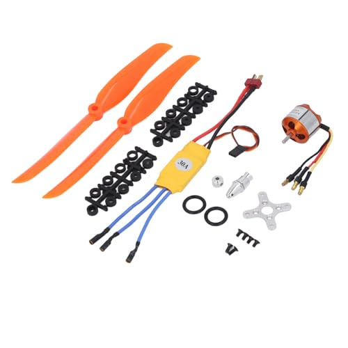 HWGING A2212 1400KV Bürstenloser Ausgangsmotor 30A ESC 8060 Propeller und Schraubensatz für RC-Flugzeug-Quadcopter von HWGING