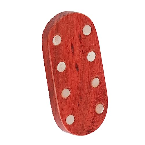 HWGING Fidget Slider, Sandelholz, rot, Stressabbau, Gravur, Fingertip, Spielzeug Büro (unbegrenzte Wasserwelle) von HWGING