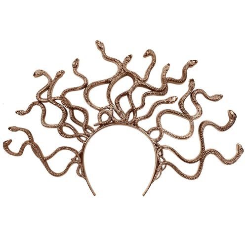 HXNH Vintage griechischer Mythos antikes Stirnband Halloween Haarband Cosplay Kopfbedeckung Mode Statement Haarteile zur Verschönerung von HXNH