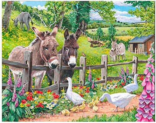 HXXCB - 1000 Teile Spiele Puzzle - Farmhouse - Erwachsene Kinder Lernspielzeug Puzzle Weihnachtsdekoration Geschenk Classic Puzzle von HXXCB