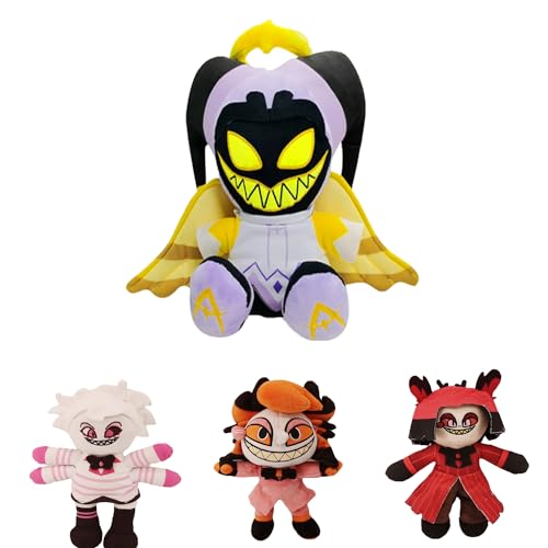 HYDTQCL Hazbin Hotel Plush, New Hazbin Hotel Anime Plush Toy, Niedlich Alastor Anime Figuren Sammlung Plüschpuppen, Soft Plush Stuffed Figure Doll, Geschenke für Kinder und Fans (B) von HYDTQCL