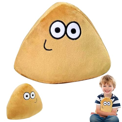 Pou Plüsch, 22 cm Pet Alien Pou Plüschpuppe, Kawaii Alien Stuffed Plüsch, Cartoon Anime Stofftier, Alien Plushie Stoffed Pou Doll,Baumwolle Pou Plush Toy for Gift, für Jungen Mädchen (B) von HYDTQCL