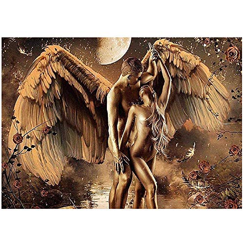 HYLLVC Puzzle für Erwachsene 1000 Teile Angel Love 1000-teiliges Puzzle für Erwachsene und Kinder Art Herausforderndes und lustiges Familienkooperationsspiel （75x50cm） von HYLLVC