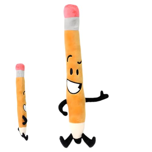 HYMBCFW Plüschtiere Bleistift, Kuschel Stofftier in Form Bleistift Kawaii Plüshpuppet Spielzeug Plüschkissen Stofftier Cartoon Anime Plüschtier Plush Toy Heim Dekorations Geschenk für Kinder (30cm) von HYMBCFW