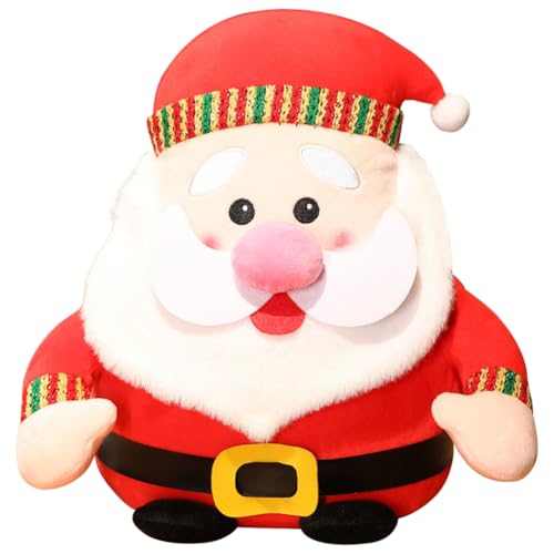 HYMBCFW Weihnachtsmann Plüschtier, Weihnachtsmann Kuscheltier Spielzeug Weihnachten Plush Toy Kawaii Plüsch Puppe Weiches Plüschtier Weihnachten Dekoration Geschenke für Kinder Weihnachts(25 cm) von HYMBCFW