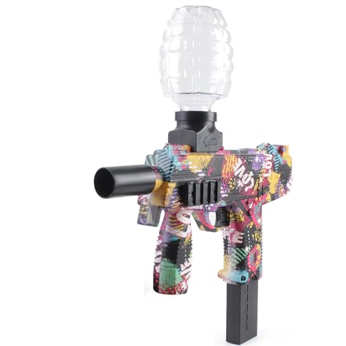 Gel-Ball-Blaster, elektrische Gel-Ballblaster mit 50000 Ball und Brille, geeignet für Kinder und Erwachsene, Outdoor-Sportarten und Teamspiele, Geschenke für 12+ von HYNXM