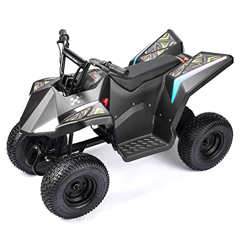 HYPER GOGO Kinder Elektro Miniquad ATV - 2 Geschwindigkeit - APP unterstützt - Scheibenbremsen - 36V Elektro 4-Wheeler für Jugendliche und Erwachsene von HYPER GOGO