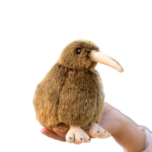 HYQOUKLR Simulation Kiwi. Lebensechte Stofftierpuppe. Kiwi-Plüschtier. Quetschbar und Macht Geräusche. von HYQOUKLR