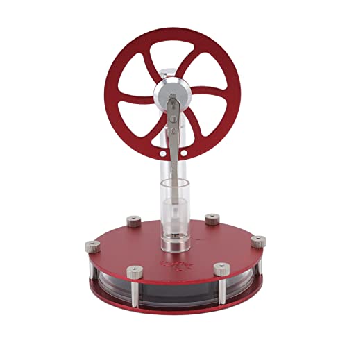HYWHUYANG Niedertemperatur-Stirlingmotor, gefertigt aus hochwertiger Aluminiumkonstruktion, ein ideales Desktop-Spielzeug und Geschenk für Ingenieure und Erwachsene. von HYWHUYANG