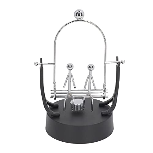 Perpetuum Mobile, Paare schwingen Form Eisenkunst Galvanik Perpetuum Motion Modell Interaktives Physikspielzeug für Kinder und Erwachsene, geeignet für den Büroschreibtisch von HYWHUYANG