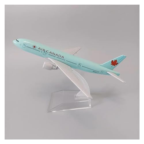 Flugzeuge Outdoor Toy 16 cm Air Canada Airlines Boeing 777 B777 Airways Modellflugzeug, Metalllegierung, Maßstab 1:400, Druckguss-Flugzeug, Modellflugzeug von HZZST