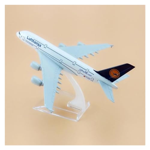 Flugzeuge Outdoor Toy 16 cm Air Germany Lufthansa Airbus A380-800 380 Airways Airlines Metalllegierung Druckguss Flugzeug Modellflugzeug Flugzeug Kinderspielzeug von HZZST