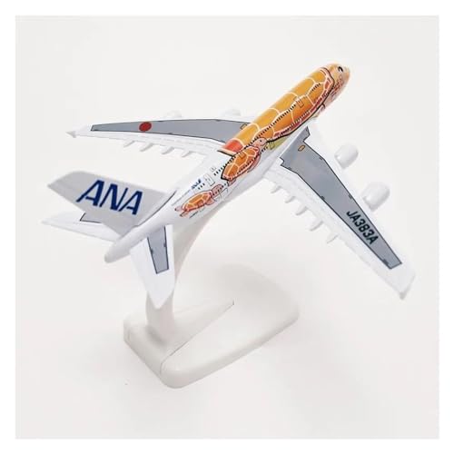 Flugzeuge Outdoor Toy 16 cm Air Japan ANA Cartoon Sea Turtle Airbus A380 Airways Airlines Metalllegierung Flugzeug Modell Flugzeug Druckguss Flugzeug(Orange,Blue,Green,Silver,Black) von HZZST