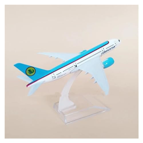 Flugzeuge Outdoor Toy 16 cm Air Uzbekistan B787 Boeing 787 Airways Airlines Metalllegierung Flugzeug Modell Flugzeug Druckguss Flugzeug von HZZST