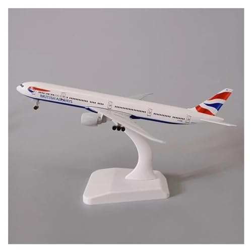 Flugzeuge Outdoor Toy 20 cm Legierungsmetall British Airways Airbus A380 Boeing B777 Airlines Flugzeugmodell Druckguss-Flugzeugmodellflugzeug Mit Fahrwerken(B) von HZZST