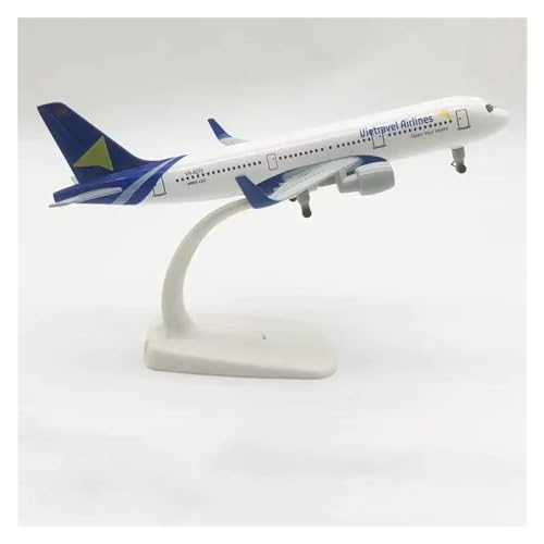 Flugzeuge Outdoor Toy 20 cm Legierungsmetall Vietnam Air Vietravel Airlines Airbus 321 A321 Druckgussflugzeug Modell Airways Flugzeugmodell W Wheels Flugzeug von HZZST