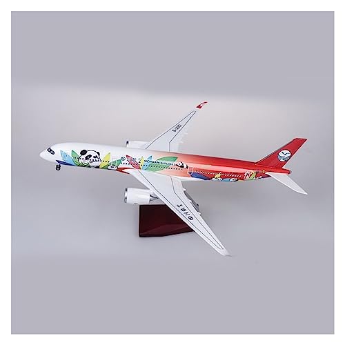 Flugzeuge Outdoor Toy 43 cm Großes Flugzeugmodellflugzeug Der Hainan Airlines Panda-Serie Boeing B787 Im Maßstab 1:160 Aus Druckgussharz Mit Licht Und Rad(No Light B) von HZZST