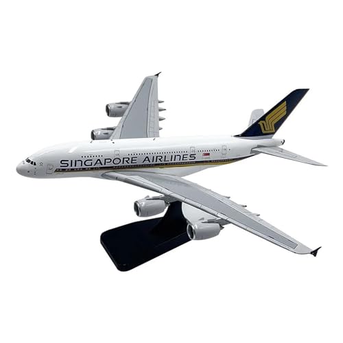 Flugzeuge Outdoor Toy Druckguss-Flugzeugmodell Der Singapore Airlines A380 Im Maßstab 1:400, 9V-SKA-Legierung von HZZST