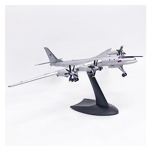 Flugzeuge Outdoor Toy Maßstab 1:200 Der Russischen Luftwaffe Tupolev TU-95 TU95 Bear Type Strategic Druckguss-Legierungsmetall-Replik Eines Flugzeugmodells Spielzeug F - von HZZST