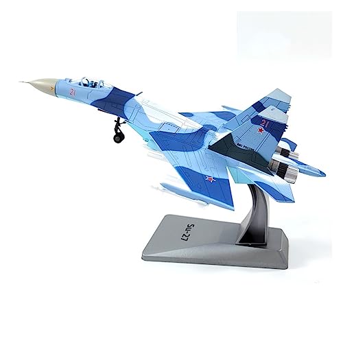 Flugzeuge Outdoor Toy Russische Luftwaffe Kämpfer Su 35 Flugzeug Legierung Modell Flugzeugmodell Druckguss Metallflugzeuge Im Maßstab 1:100(F) von HZZST