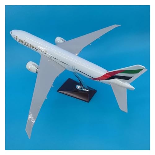 Flugzeuge Outdoor Toy 47 cm 777 B777 UAE Airlines Airways Flugzeug Luftfahrt Modell Spielzeug Flugzeug Druckguss Kunststoff Harz Flugzeug Geschenke Für Kinder Erwachsene von HZZST