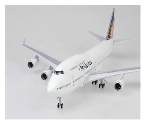 HZZST Flugzeuge Outdoor Toy Boing 747 Flugzeugmodell, Passagierflugzeug Der Philippine Airlines, Maßstab 1:150, Spielzeug Für Sammeln von HZZST