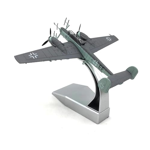 HZZST Flugzeuge Outdoor Toy Druckguss-Maßstab 1:100 Deutscher Bf-110-Jäger G-4-Nachtjäger-Legierungsflugzeugmodell, Statisches Fertiges Modell, Sammlerdekoration von HZZST