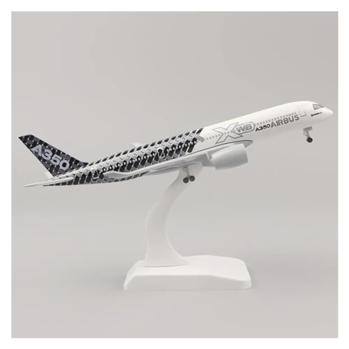 HZZST Flugzeuge Outdoor Toy Flugzeugmodell 20 cm 1:400 - Flugzeugform A350 Material Mit Fahrwerksrädern Ornament Geschenk (Größe : E) von HZZST