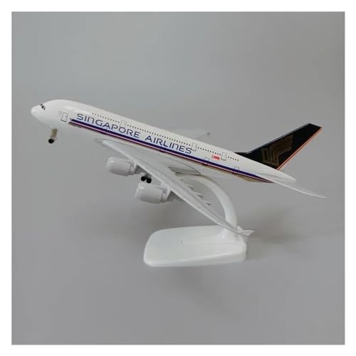 HZZST Flugzeuge Outdoor Toy Legierung Metall Air Singapore Airlines A380 Flugzeug Modell Airbus 380 Airway Druckguss Flugzeug Modell Flugzeuge Mit Rädern von HZZST