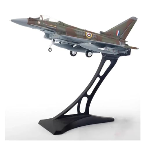 HZZST Flugzeuge Outdoor Toy Legierungsflugzeugmodell Für 75-jährigen Jubiläum des British Typhoon EF-2000 Eurofighter Air Battle Im Maßstab 1:72 – Spielzeug von HZZST