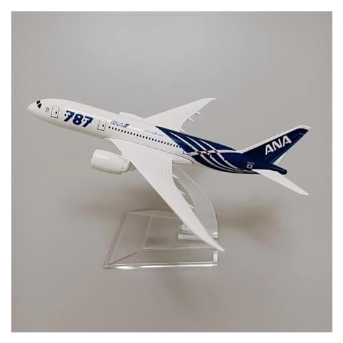 HZZST Flugzeuge Outdoor Toy Legierungsmetall ANA Boeing B777 / B787 Airlines Maßstab 1:400 Druckgussflugzeug Modell Airways Flugzeug Modellflugzeug Geschenke(B787) von HZZST