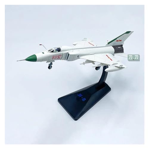 HZZST Flugzeuge Outdoor Toy Maßstab 1:72, Chinesisches J-8-Kampfflugzeug, Legierung 81192 Hero Ride, Simulation J8-Flugzeugmodell, Sammlerspielzeug, Geschenk von HZZST