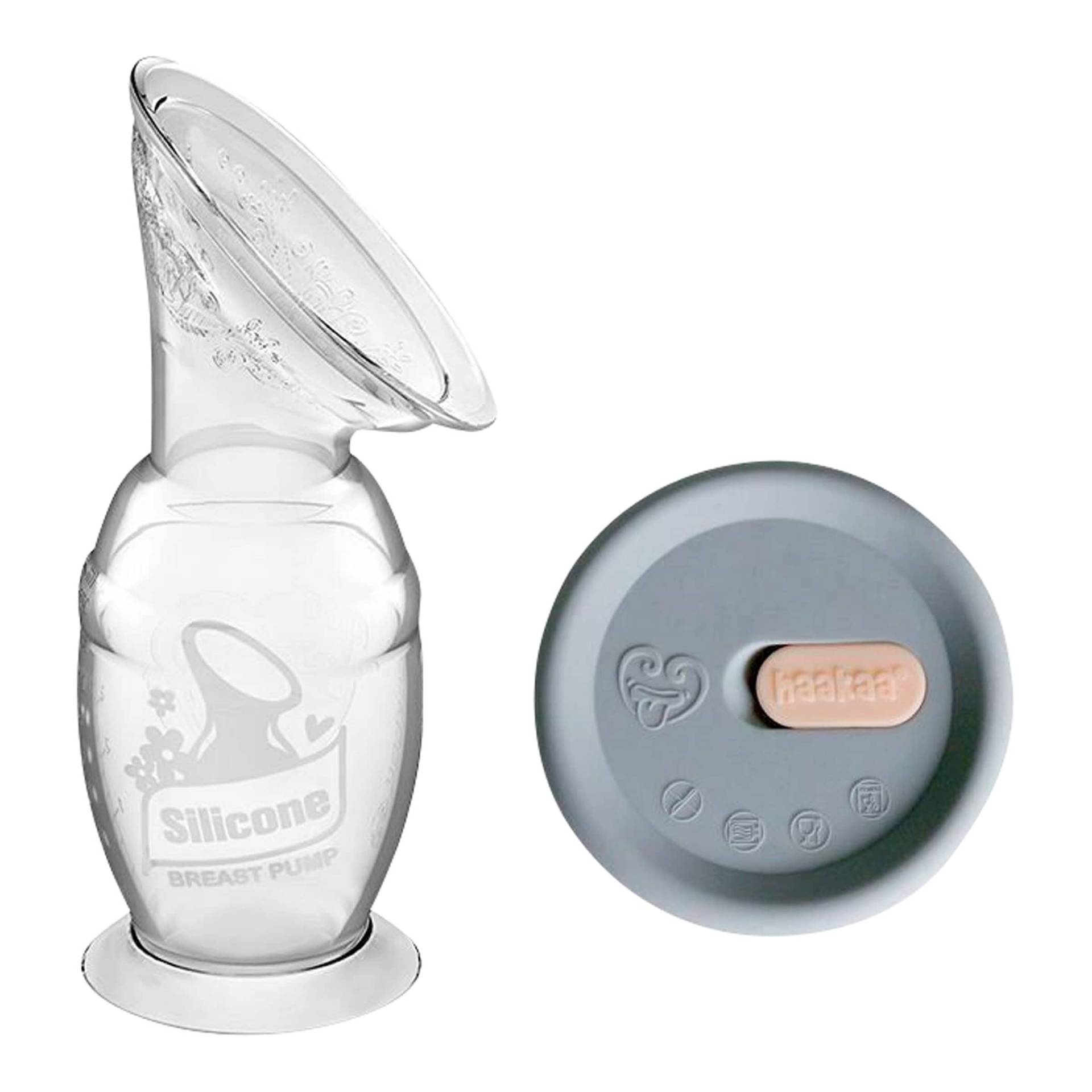 Haakaa Milchpumpe 100ml mit Saugfuß + Silikondeckel Haakaa Milchpumpe 100ml mit Saugfuß + Silikondeckel von Haakaa