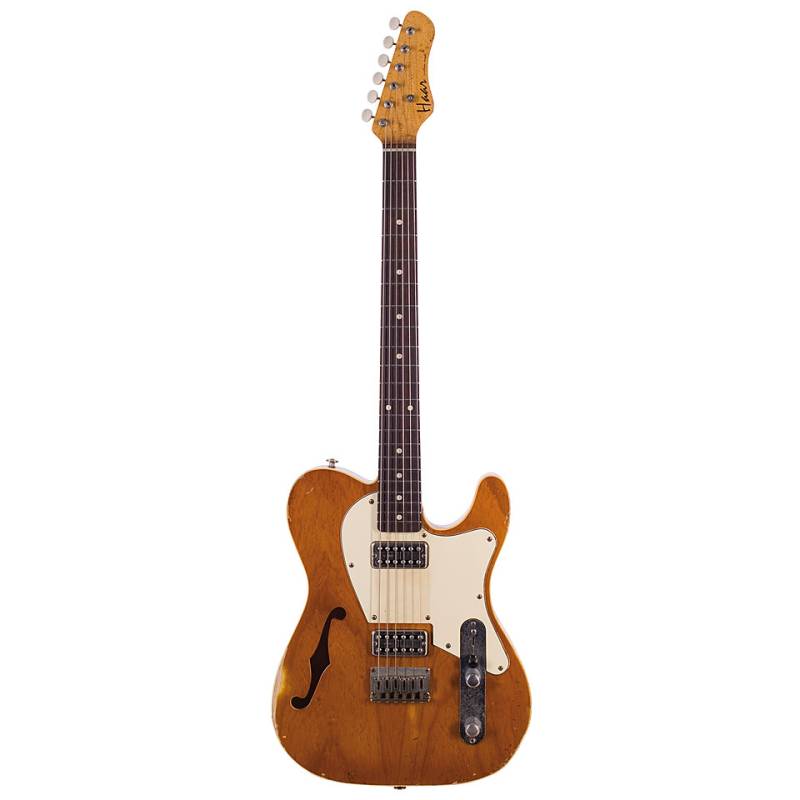 Haar Traditional T aged, Orange Seethrough E-Gitarre von Haar