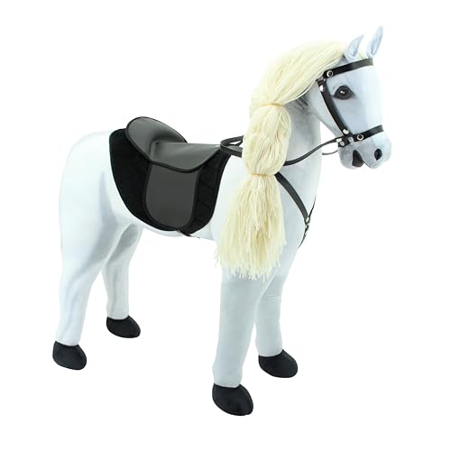 Haasenstrauch Sweety Toys 14347 Stehpferd zum Reiten- Plüschpferd Reittier Keine Montage erforderlich von Haasenstrauch