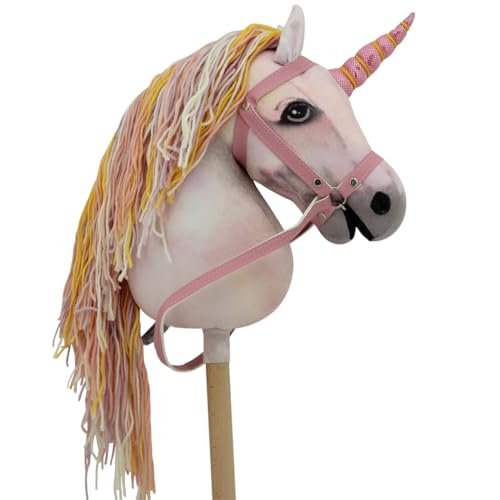 Haasenstrauch Sweety Toys 14514 Hobbyhorse Steckenpferd Einhorn ohne Rollen geeignet für Hobbyhorsing Turniere von Haasenstrauch