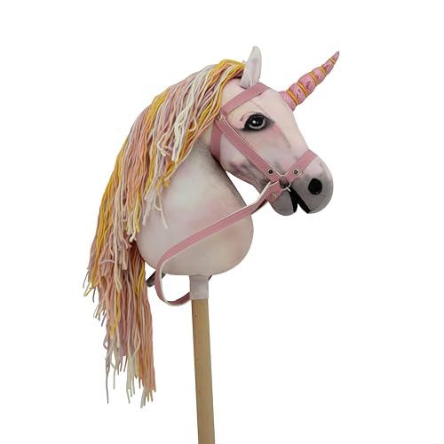 Haasenstrauch Sweety Toys 14514 Hobbyhorse Steckenpferd Einhorn ohne Rollen geeignet für Hobbyhorsing Turniere von Haasenstrauch