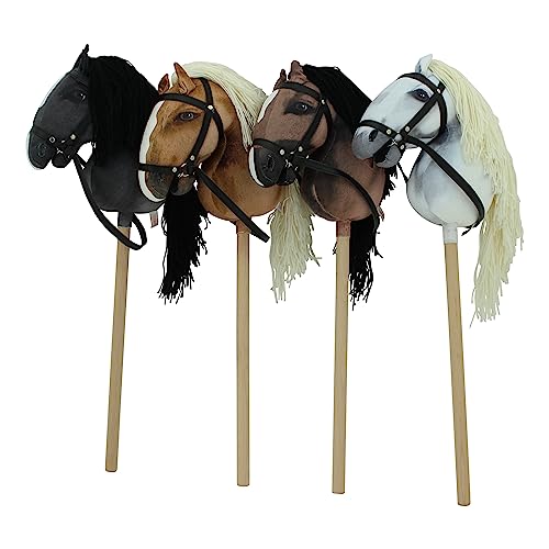 Haasenstrauch Sweety Toys Hobbyhorse Steckenpferd geeigent für Hobbyhorsing (Dunkelbraun) von Haasenstrauch