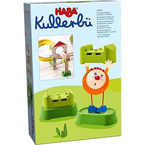 HABA 300849 - Kullerbü Ergänzungsset Verbinder und Basis, grün von HABA