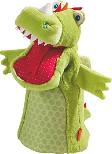 HABA 302525 - Handpuppe Drache, Kleinkindspielzeug von HABA