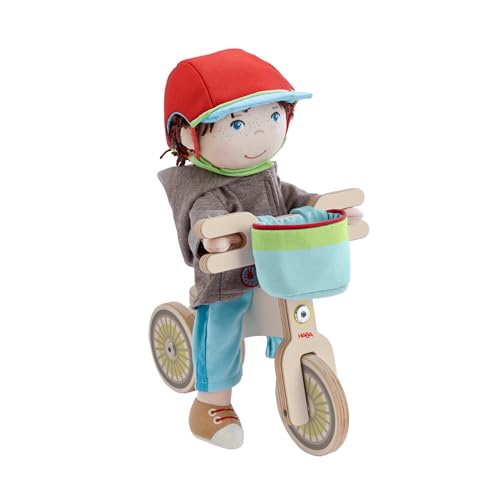 HABA Laufrad-Set Lian – Holz-Laufrad mit Puppe Lian, Fahrradhelm und Fahrradkorb – Fahrrad mit Doppelrad für sicheren Stand – 2011905001 HABA Laufrad-Set Lian – Holz-Laufrad mit Puppe Lian, Fahrradhelm und Fahrradkorb – Fahrrad mit Doppelrad für sicheren Stand – 2011905001 von HABA