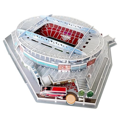 Habarri Stadion Puzzle 3D - 3D Puzzle-Stadion - 3D Fußballstadion für Kinder und Erwachsene - Modell eines Fußballstadions - Modellbau - 85 Elemente von Habarri