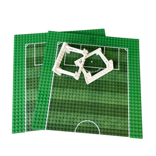 Habarri - Mini Klemmbausteine Set - Mini Stadion Modell - Bausteine mit Sport Motiv - Geschenk für Kinder, Sportfans - Kompatibel mit bekannten Klemmbausteinen - 8 Elemente - Motiv Fußballstadion von Habarri