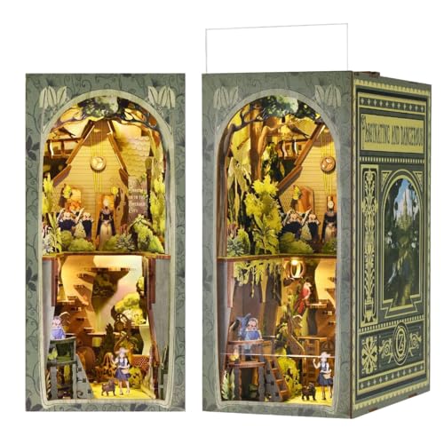 Habarri Miniatur Haus DIY Bücherecke Holz 3D Puzzle Set - Der Zauberer von OZ von Habarri