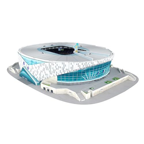 Habarri White Hart Lane Stadion Puzzle 3D - 3D Puzzle-Stadion - 3D Fußballstadion für Kinder und Erwachsene - Modell eines Fußballstadions - Modellbau - 69 Elemente von Habarri