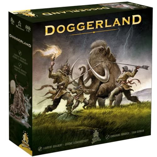 Doggerland Taktisches strategisches Brettspiel ab 14 Jahren, prähistorisches Brettspiel, ab 14 Jahren, 1 bis 4 Spieler, 90 Minuten von Hachette Boardgames