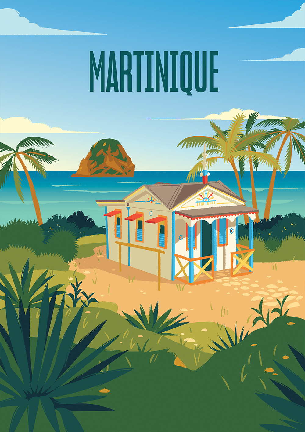 Hachette Évasion Martinique 500 Teile Puzzle Hachette-Puzzle-0012 von Hachette