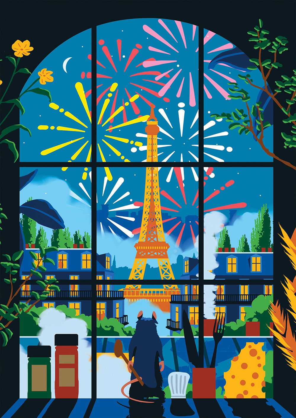 Hachette Sous le Ciel de Paris 500 Teile Puzzle Hachette-Puzzle-0003 von Hachette